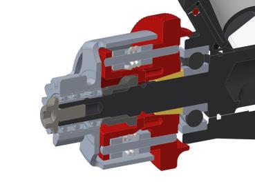 REDS CLUTCH BELL 13 TEETH OFF ROAD DURABELL-X, 3 Bearings 5x9x3 mm